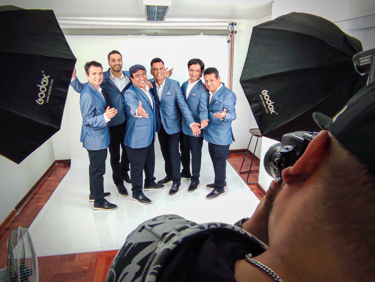 Sesión fotográfica de Agrupación de cumbia "Sonando"